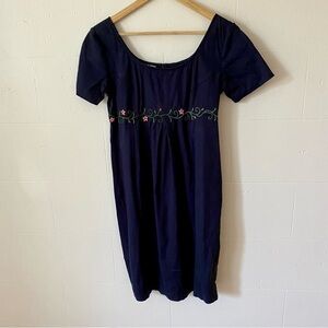 Cottagecore Embroidered Dress